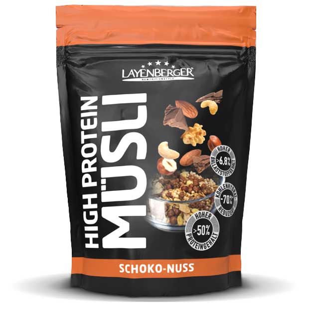 Musli proteic – Ciocolată și alune