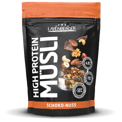 Musli proteic – Ciocolată și alune